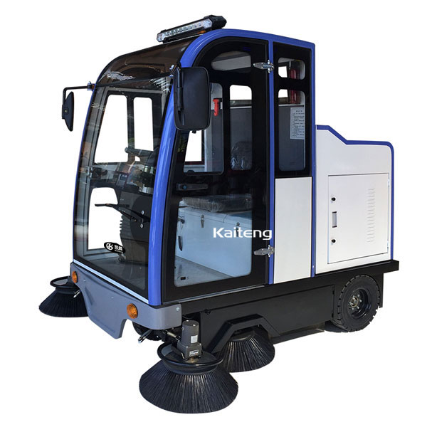 KTS200封闭型驾驶式扫地机  物业小区学校校园道路扫地车 洒水吸尘清扫一体机